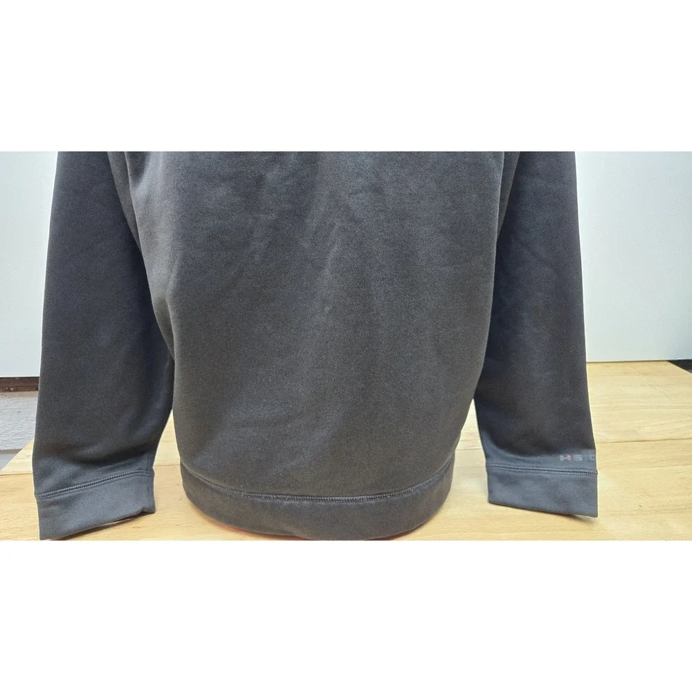 Under Armour UA Storm Hoodie Youth XL Dark Gray, Pink Logo Loose Pullover